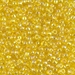 8-252:  HALF PACK 8/0 Transparent Yellow AB Miyuki Seed Bead approx 125 grams - 8-252_1/2pk