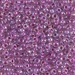 8-264:  HALF PACK 8/0 Raspberry Lined Crystal AB  Miyuki Seed Bead approx 125 grams - 8-264_1/2pk