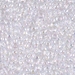 8-265:  HALF PACK 8/0 Transparent Pale Pink AB (Was 822) Miyuki Seed Bead approx 125 grams - 8-265_1/2pk
