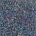 8-283:  HALF PACK 8/0 Noir Lined Crystal AB (Was 830) Miyuki Seed Bead approx 125 grams - 8-283_1/2pk