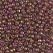 8-301:  HALF PACK 8/0 Dark Topaz Rainbow Gold Luster Miyuki Seed Bead approx 125 grams - 8-301_1/2pk