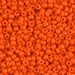 8-406:  HALF PACK 8/0 Opaque Orange Miyuki Seed Bead approx 125 grams - 8-406_1/2pk