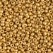 8-4202F:  8/0 Duracoat Galvanized Matte Gold Miyuki Seed Bead - 8-4202F*