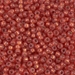 8-4244:  HALF PACK 8/0 Duracoat Silverlined Dyed Persimmon Miyuki Seed Bead approx 125 grams - 8-4244_1/2pk