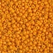 8-4454:  HALF PACK 8/0 Duracoat Dyed Opaque Kumquat Miyuki Seed Bead approx 125 grams - 8-4454_1/2pk