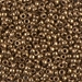 8-457L:  HALF PACK 8/0 Metallic Light Bronze  Miyuki Seed Bead approx 125 grams - 8-457L_1/2pk