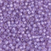 8-574:  HALF PACK 8/0 Dyed Lilac Silverlined Alabaster Miyuki Seed Bead approx 125 grams - 8-574_1/2pk