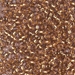 8-952: HALF PACK 8/0 24kt Gold Lined Pale Amethyst Miyuki Seed Bead approx 50 grams - 8-952_1/2pk
