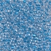 BB-1529:  HALF PACK Sparkling Sky Blue Lined Crystal Miyuki Berry Bead approx 125 grams - BB-1529_1/2pk