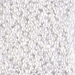 BB-420:  HALF PACK White Pearl Ceylon Miyuki Berry Bead approx 125 grams - BB-420_1/2pk