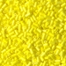 BGL1-404:  HALF PACK 3mm Miyuki Bugle Bead Opaque Yellow approx 125 grams - BGL1-404_1/2pk
