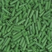 BGL2-411:  HALF PACK 6mm Miyuki Bugle Bead Opaque Green approx 125 grams - BGL2-411_1/2pk