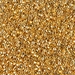 DB0031:  HALF PACK 24kt Gold Plated 11/0 Miyuki Delica Bead 25 grams - DB0031_1/2pk