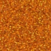 DB0045:  HALF PACK Silverlined Orange 11/0 Miyuki Delica Bead 50 grams - DB0045_1/2pk