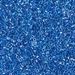 DB0077:  HALF PACK Blue Lined Crystal AB 11/0 Miyuki Delica Bead 50 grams - DB0077_1/2pk