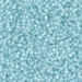 DB0078:  HALF PACK Aqua Mist Lined Crystal Luster 11/0 Miyuki Delica Bead 50 grams - DB0078_1/2pk