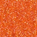 DB0151:  HALF PACK Transparent Orange AB 11/0 Miyuki Delica Bead 50 grams - DB0151_1/2pk