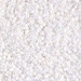 DB0202:  HALF PACK White Pearl AB 11/0 Miyuki Delica Bead 50 grams - DB0202_1/2pk