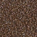 DB0287:  HALF PACK Cinnamon Lined Topaz Luster 11/0 Miyuki Delica Bead 50 grams - DB0287_1/2pk