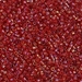 DB0295:  HALF PACK Lined Red AB 11/0 Miyuki Delica Bead 50 grams - DB0295_1/2pk