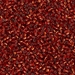 DB0603:  HALF PACK Dyed Silverlined Brick Red 11/0 Miyuki Delica Bead 50 grams - DB0603_1/2pk