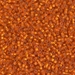 DB0682:  HALF PACK Dyed Semi-Frosted Silverlined Dark Orange 11/0 Miyuki Delica Bead 50 grams - DB0682_1/2pk