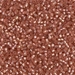 DB0685:  HALF PACK Dyed Semi-Frosted Silverlined Light Cranberry 11/0 Miyuki Delica Bead 50 grams - DB0685_1/2pk