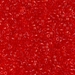 DB0704:  HALF PACK Transparent Red Orange 11/0 Miyuki Delica Bead 50 grams - DB0704_1/2pk