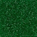 DB0705:  HALF PACK Transparent Green 11/0 Miyuki Delica Bead 50 grams - DB0705_1/2pk