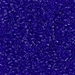 DB0707:  HALF PACK Transparent Cobalt 11/0 Miyuki Delica Bead 50 grams - DB0707_1/2pk