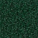 DB0767:  HALF PACK Matte Transparent Dark Emerald 11/0 Miyuki Delica Bead 50 grams - DB0767_1/2pk