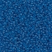 DB0768:  HALF PACK Matte Transparent Capri Blue 11/0 Miyuki Delica Bead 50 grams - DB0768_1/2pk