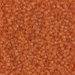 DB0781:  HALF PACK Dyed Semi-Frosted Transparent Amber 11/0 Miyuki Delica Bead 50 grams - DB0781_1/2pk