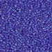 DB0864:  HALF PACK Matte Transparent Cobalt AB 11/0 Miyuki Delica Bead 50 grams - DB0864_1/2pk