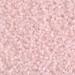DB0868:  HALF PACK Matte Transparent Pink Mist AB 11/0 Miyuki Delica Bead 50 grams - DB0868_1/2pk