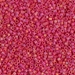 DB0874:  HALF PACK Matte Opaque Red AB 11/0 Miyuki Delica Bead 50 grams - DB0874_1/2pk