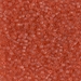 DB1302:  HALF PACK Dyed Transparent Peach 11/0 Miyuki Delica Bead 50 grams - DB1302_1/2pk