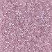 DB1472:  HALF PACK Transparent Pale Rose Luster 11/0 Miyuki Delica Bead 50 grams - DB1472_1/2pk