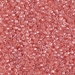 DB1481:  HALF PACK Transparent Salmon Luster 11/0 Miyuki Delica Bead 50 grams - DB1481_1/2pk