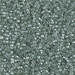 DB1484:  HALF PACK Transparent Light Moss Green Luster 11/0 Miyuki Delica Bead 50 grams - DB1484_1/2pk
