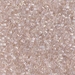 DB1674:  HALF PACK Pearl Lined Light Transparent Pink AB 11/0 Miyuki Delica Bead 50 grams - DB1674_1/2pk