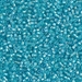 DB1708:  HALF PACK Mint Pearl Lined Ocean Blue 11/0 Miyuki Delica Bead 50 grams - DB1708_1/2pk