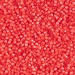 DB2051:  HALF PACK Luminous Poppy Red   11/0 Miyuki Delica Bead 50 grams - DB2051_1/2pk