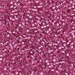 DB2153:  HALF PACK Duracoat Silverlined Dyed Pink Parfait 11/0 Miyuki Delica Bead 50 grams - DB2153_1/2pk