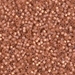 DB2172:  HALF PACK Duracoat Semi-Frosted Silverlined Dyed Rose Copper 11/0 Miyuki Delica Bead 50 grams - DB2172_1/2pk