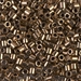 DBL-0022:  HALF PACK Metallic Dark Bronze 8/0 Miyuki Delica Bead 50 grams - DBL-0022_1/2pk