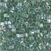DBLC-0060:  HALF PACK Lime Lined Crystal AB Cut 8/0 Miyuki Delica Bead 50 grams - DBLC-0060_1/2pk