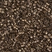 DBM0022:  HALF PACK Metallic Dark Bronze 10/0 Miyuki Delica Bead 50 grams - DBM0022_1/2pk