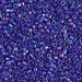 DBM0165:  HALF PACK Opaque Cobalt AB 10/0 Miyuki Delica Bead 50 grams - DBM0165_1/2pk