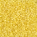 DBM0854:  HALF PACK Matte Transparent Yellow AB 10/0 Miyuki Delica Bead 50 grams - DBM0854_1/2pk